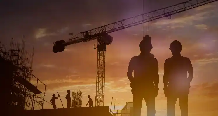 A_man_at_a_construction_site 