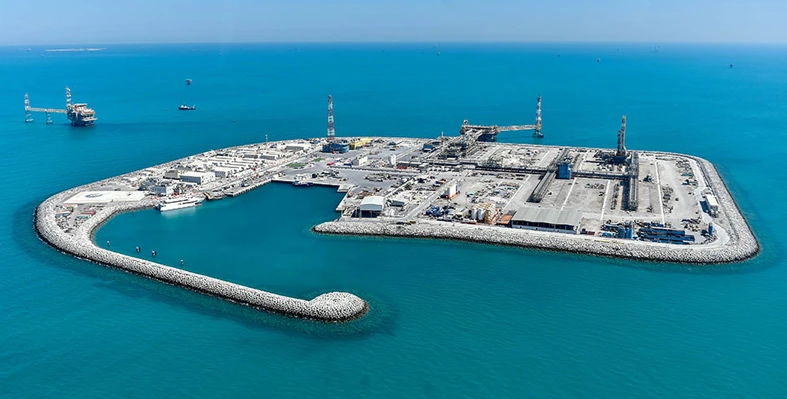 The offshore SARB field has seen a 25% increase in production. (Image source: ADNOC)