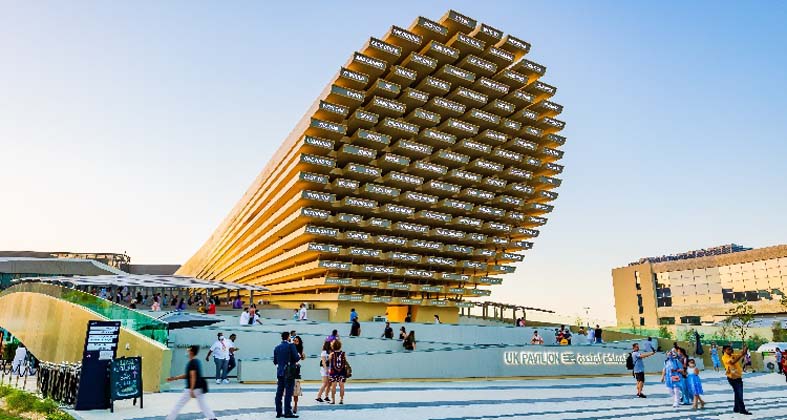 Picture of the UK Pavilion at EXPO 2020