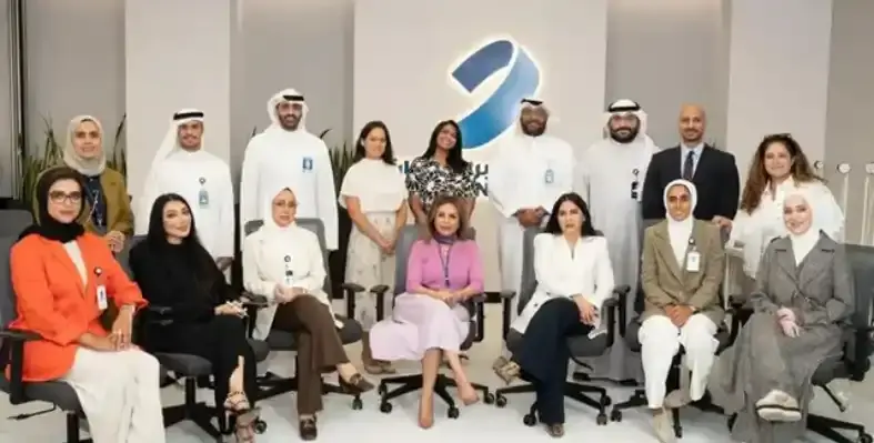 Burgan Bank staff at the first Emotional Aid workshop.