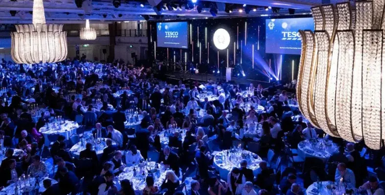 The ballroom of London's Grosvenor Hotel during the RoSPA Awards 2025.
