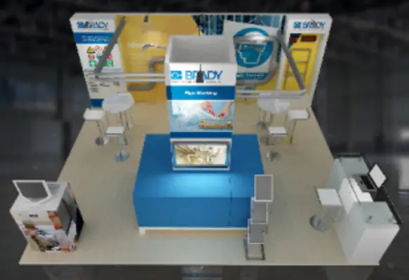 Brady booth at ADIPEC 2017. Brady booth Adipec 2017