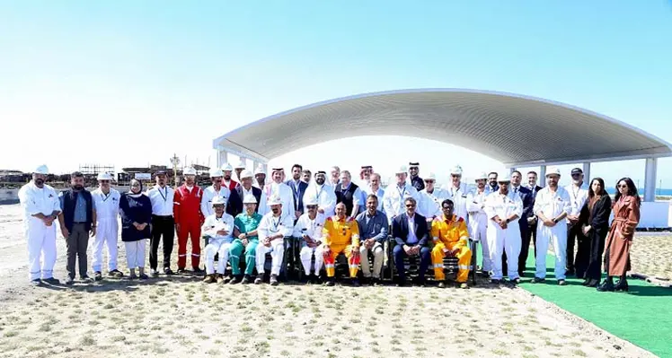 Group of people at opening ceremony